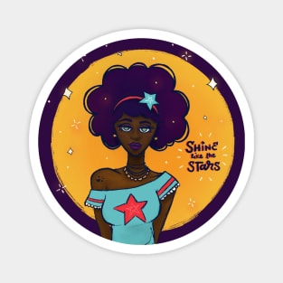 Shine Like The Stars Girl Magnet